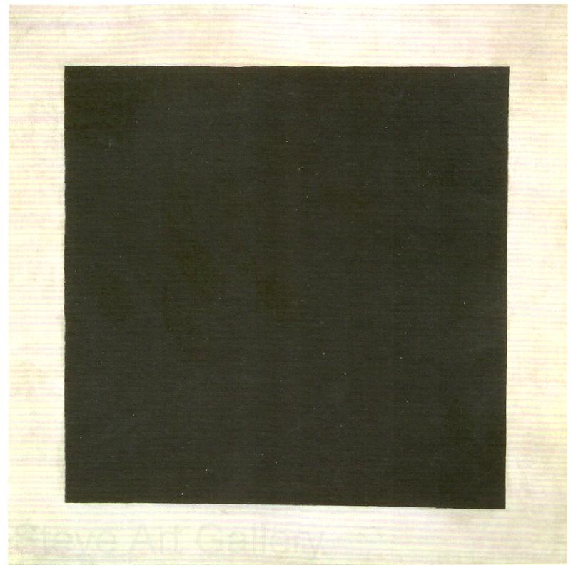 Kazimir Malevich black square France oil painting art